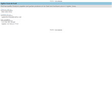 Tablet Screenshot of ogdenfarmfeed.com